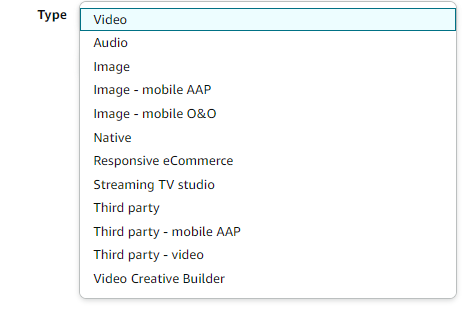 Video Ad types