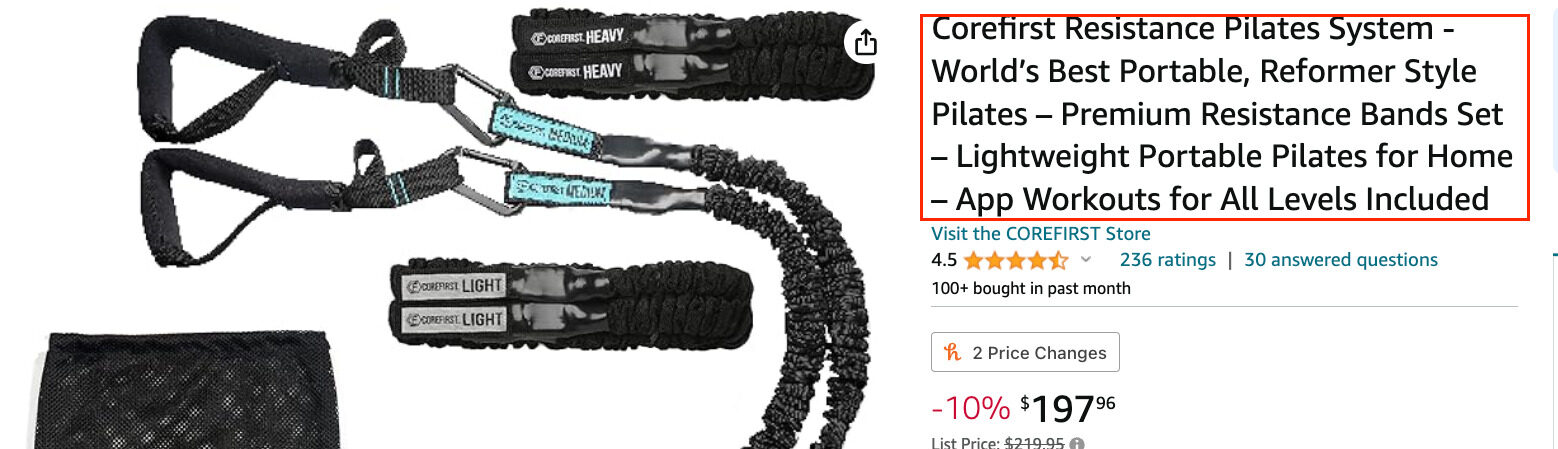 Amazon Product Listing Title Best Practices Fitness